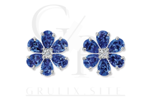 Harry Winston Sapphire Teardrop Earrings